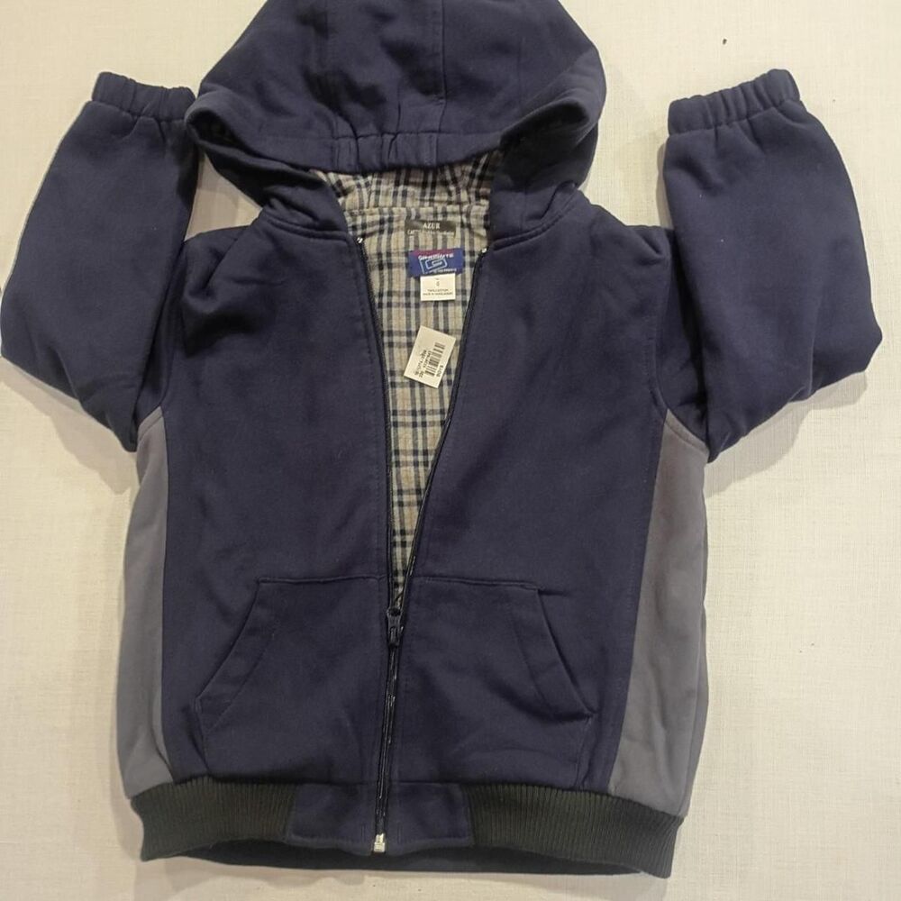Azur-couture Navy and Blue Hoodie size 6